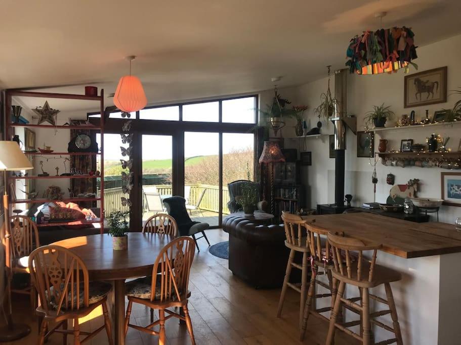 Spacious Cabin On Isolated Farm With Sea View Bude Exterior photo